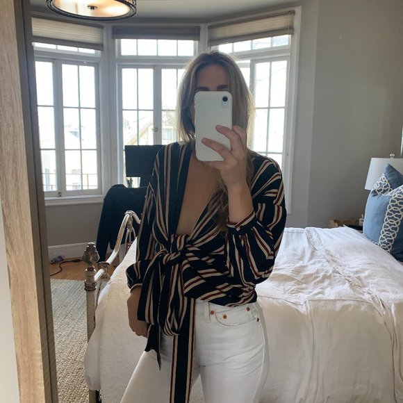Zara Wrap Top - Picture 1 of 2
